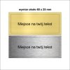 Tabliczka na puchar-statuetkę mała multikolor mała